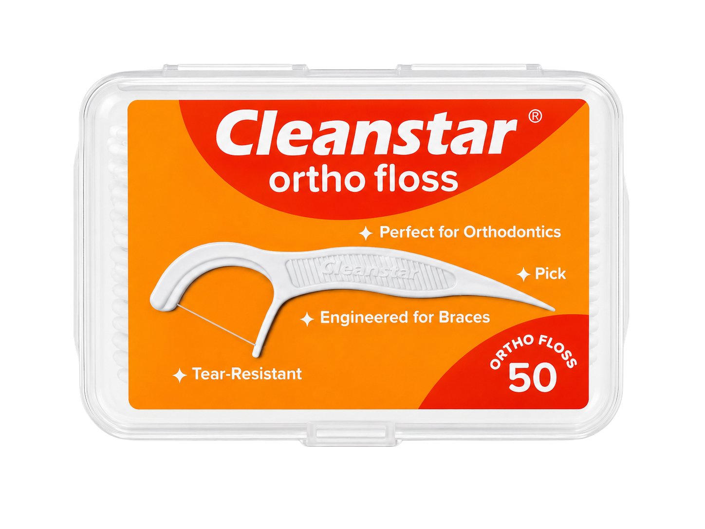 Cleanstar Ortho Floss 50 pieces